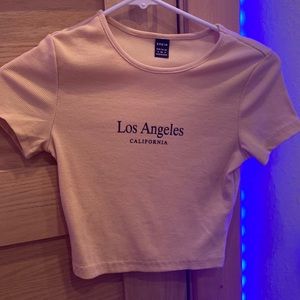 cream colored la top
